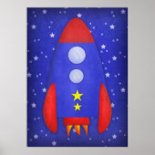 Rocket Ship Print (Voorkant)