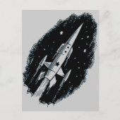 Rocket Ship X-11 Briefkaart (Voorkant)