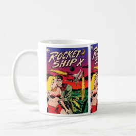 Rocket Ship X Sci Fi Comic Book Hoesje Mok