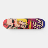 Rocket Ship X  Sci Fi Comic Book Hoesje Persoonlijk Skateboard (Horizontaal)