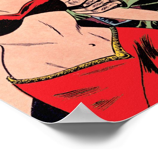 Rocket Ship X  Sci Fi Comic Book Hoesje Poster (Hoek)