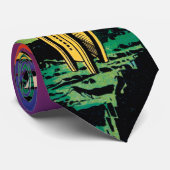 Rocket Ship X  Sci Fi Comic Book Hoesje Stropdas (Opgerold)