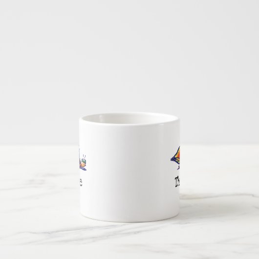 Rocket Slak Espresso Mok (Voorkant)