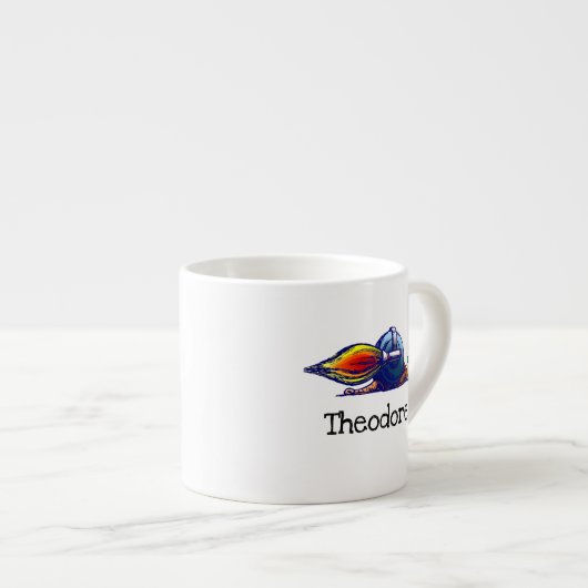 Rocket Slak Espresso Mok (Voorkant rechts)