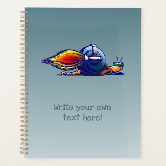 Rocket Slak snel Jetpack rit Planner (Voorkant)