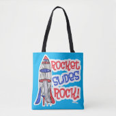 Rocket Slides Rock Fun Playground Homage Tote Bag (Voorkant)