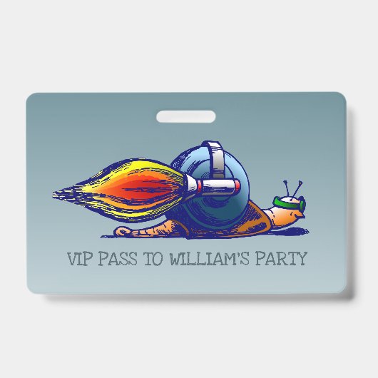 Rocket Snail VIP Pass Badge (Voorzijde)