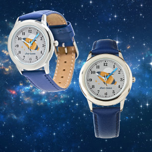 Rocket Space - Aangepast aangepast Kind volgen Horloge