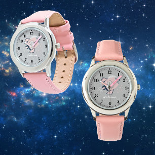 Rocket Space - Aangepast aangepast Kind volgen Horloge