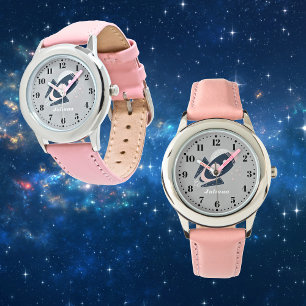 Rocket Space - Aangepast aangepast Kind volgen Horloge