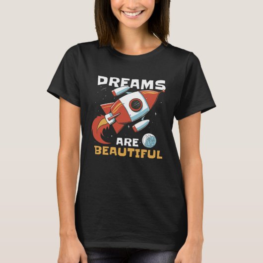 Rocket Space Dreams A Stellar Way to Inspire Young T-shirt (Voorkant)