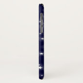 Rocket space navy, gepersonaliseerde naam iphone c Case-Mate iPhone case (Achterkant/links)