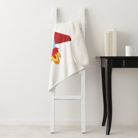 Rocket Spaceship Launching Sherpa Deken (In situ)