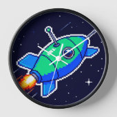 Rocket Squad Wall Clock (Voorkant)
