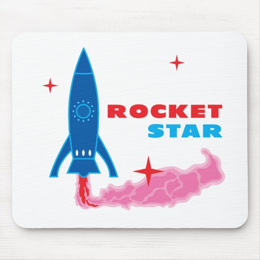 Rocket Star Muismat (Voorkant)