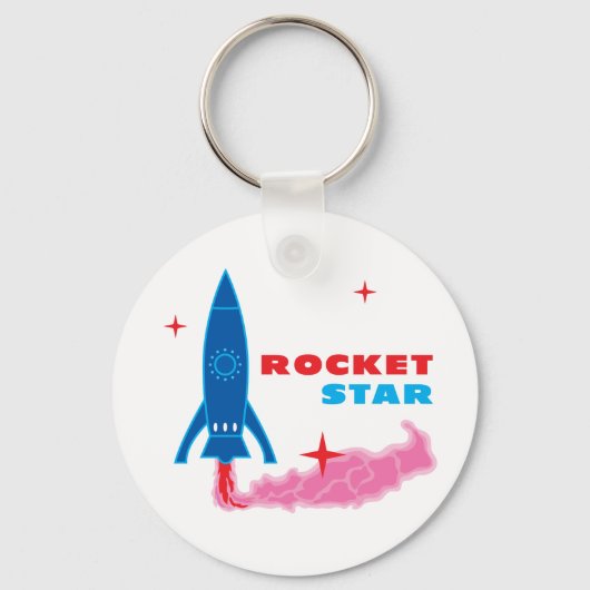 Rocket Star Sleutelhanger (Voorkant)