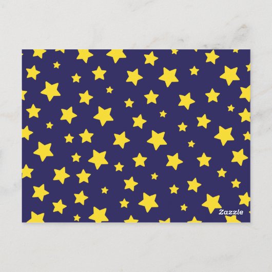 Rocket & Stars gepersonaliseerde Kaarten van Valen (Achterkant)