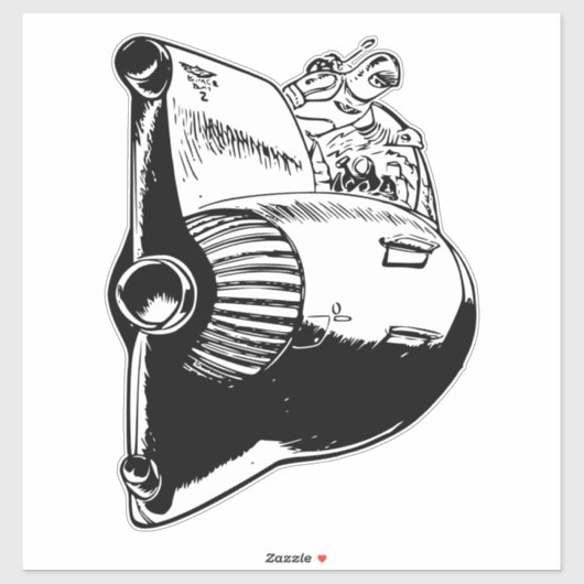 Rocket Sticker (Vel)