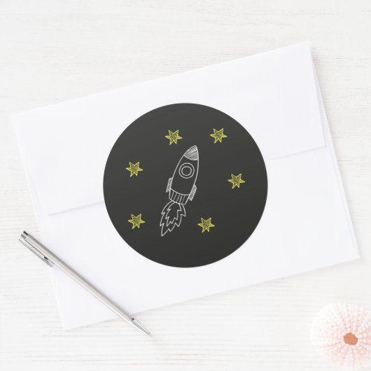 Rocket Sticker (Envelop)