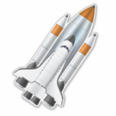 Rocket Sticker Space Force (Voorkant)
