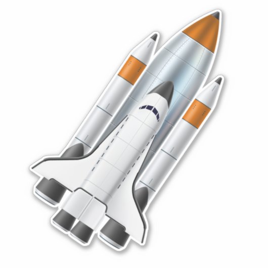 Rocket Sticker Space Force (Voorkant)