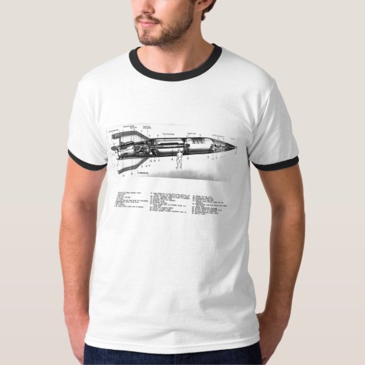 Rocket T-shirt (Voorkant)