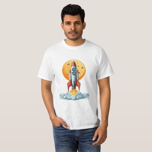rocket t-shirt (Voorkant volledig)