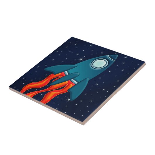 Rocket Tegeltje (Zijkant)