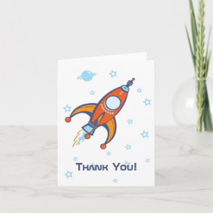 Rocket Thank You Card Bedankkaart