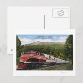 Rocket Train Rocket Briefkaart (Voorkant / Achterkant)