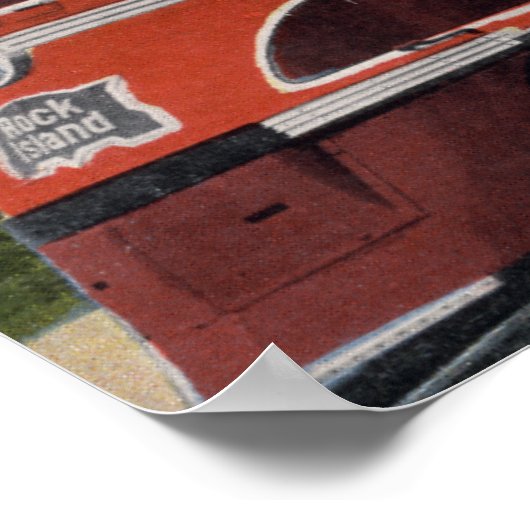 Rocket Train Rocket Poster (Hoek)