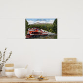 Rocket Train Rocket Poster (Keuken)