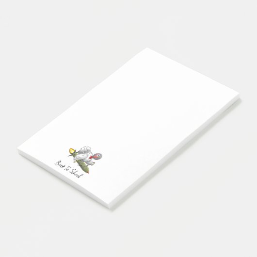 Rocket Turkey Back to School Post-it® Notes (Schuin)