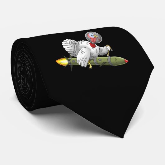 Rocket Turkey Stropdas (Opgerold)