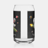 Rocket Turkey's Thanksgiving Journey Blikvorm Glas (Links)