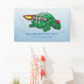 Rocket Turtle Verjaardag Spandoek (Insitu)