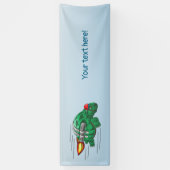 Rocket Turtle's Wilde Jetpack Rit Spandoek (Verticaal)