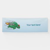 Rocket Turtle's Wilde Jetpack Rit Spandoek (Horizontaal)