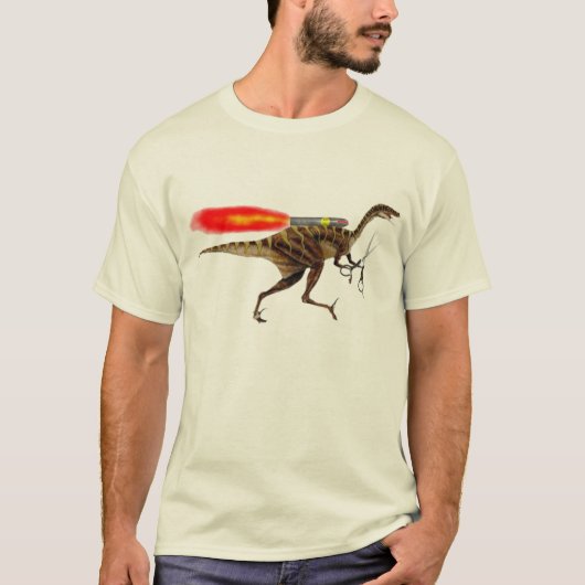 Rocket Velociraptor Shirt (Voorkant)