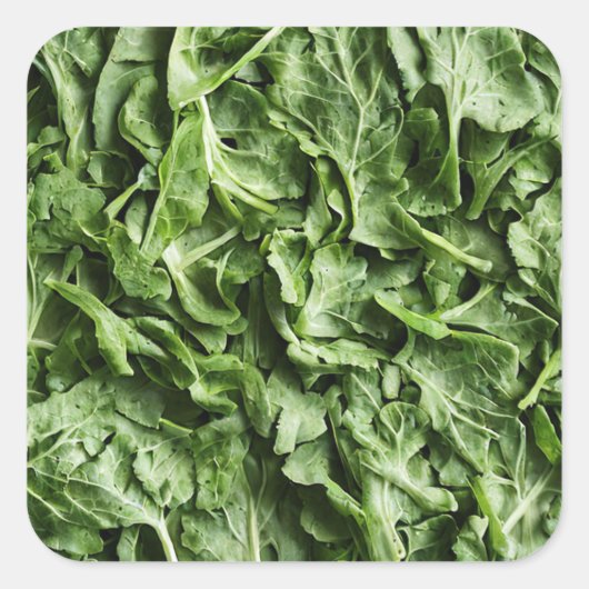 Rocket Vierkante Sticker (Voorkant)