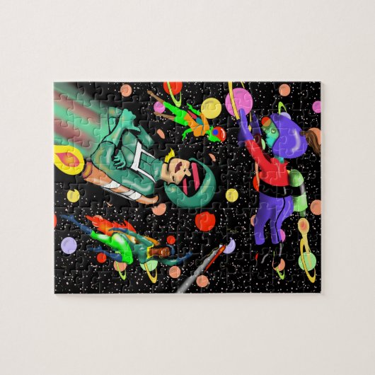 ROCKET VROUWEN door Jetpackcorps Legpuzzel (Horizontaal)