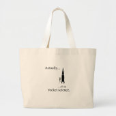 Rocket wetenschapper grote tote bag (Voorkant)