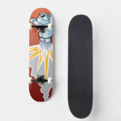 ROCKETBOT! PERSOONLIJK SKATEBOARD (Voorkant)