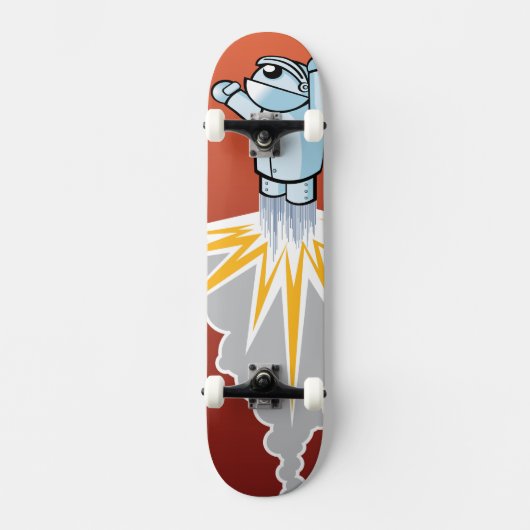 ROCKETBOT! PERSOONLIJK SKATEBOARD (Voorkant)