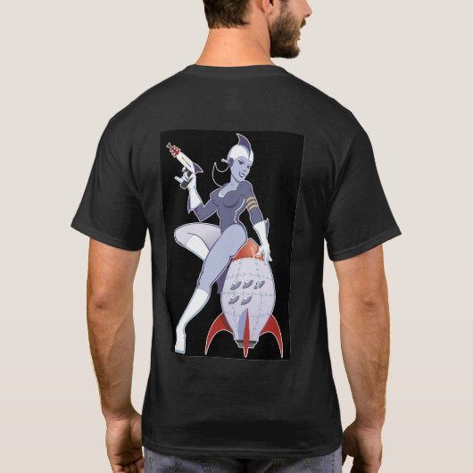 Rocketgirl Tshirt (Achterkant)