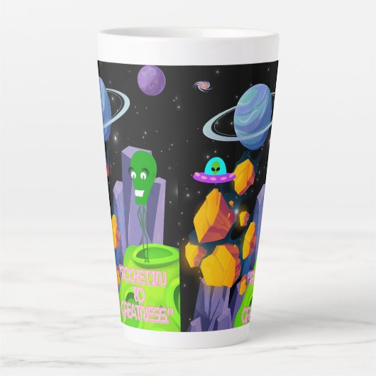 ROCKETING NAAR GROOTHEID LATTE MOK (Voorkant)