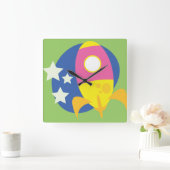 Rocketkoffer Vierkante Klok (Huis)