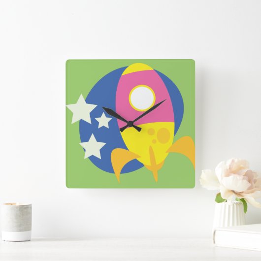 Rocketkoffer Vierkante Klok (Huis)