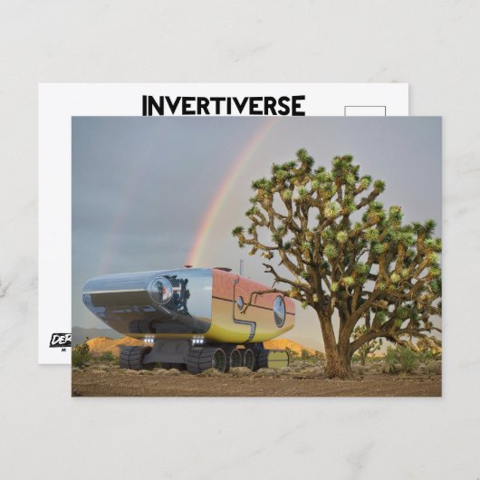 RocketLodge 3D Desert Joshua Tree - Briefkaart (Voorkant / Achterkant)