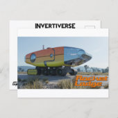 RocketLodge 3D Desert Road & Logo - Briefkaart (Voorkant / Achterkant)